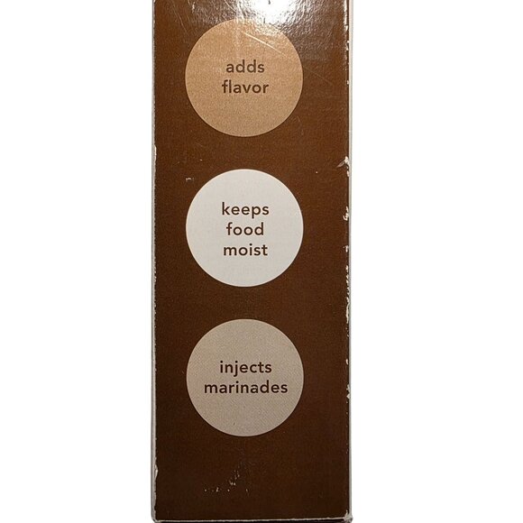 Flavor Injector With Two Needles For Thin & Thick Marinades Stainless Steel - Picture 3 of 7